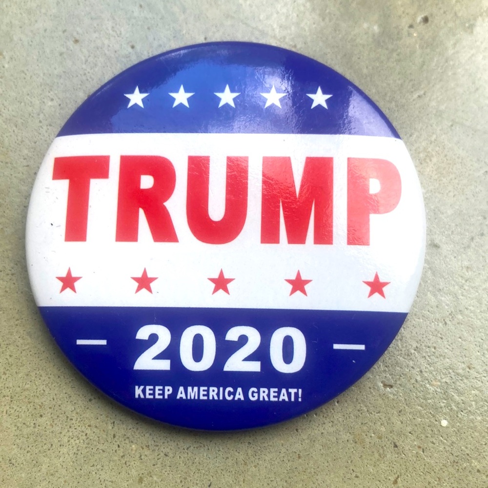 Trump 2020 button. Perfect condition.